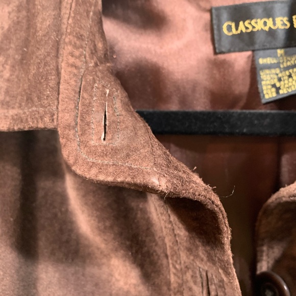 Classiques Entier Suede Chocolate Brown Jacket - Picture 7 of 11